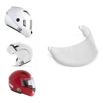 Viseira Para Capacete Ebf E8 E28 Articulado Robocop Cristal