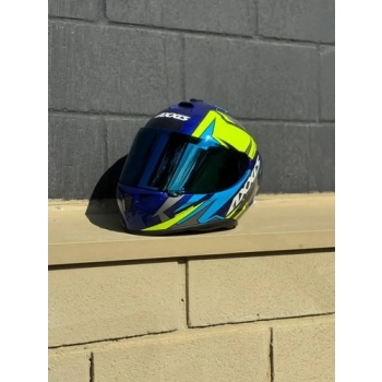 Viseira Capacete Axxis Segment Asx City Draken V18b Azul